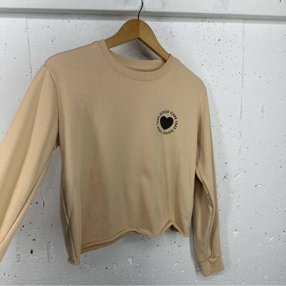 Spiritual Gangster Size Small Honey Take Good Care SG Vintage Terry Pullover - Picture 3 of 12